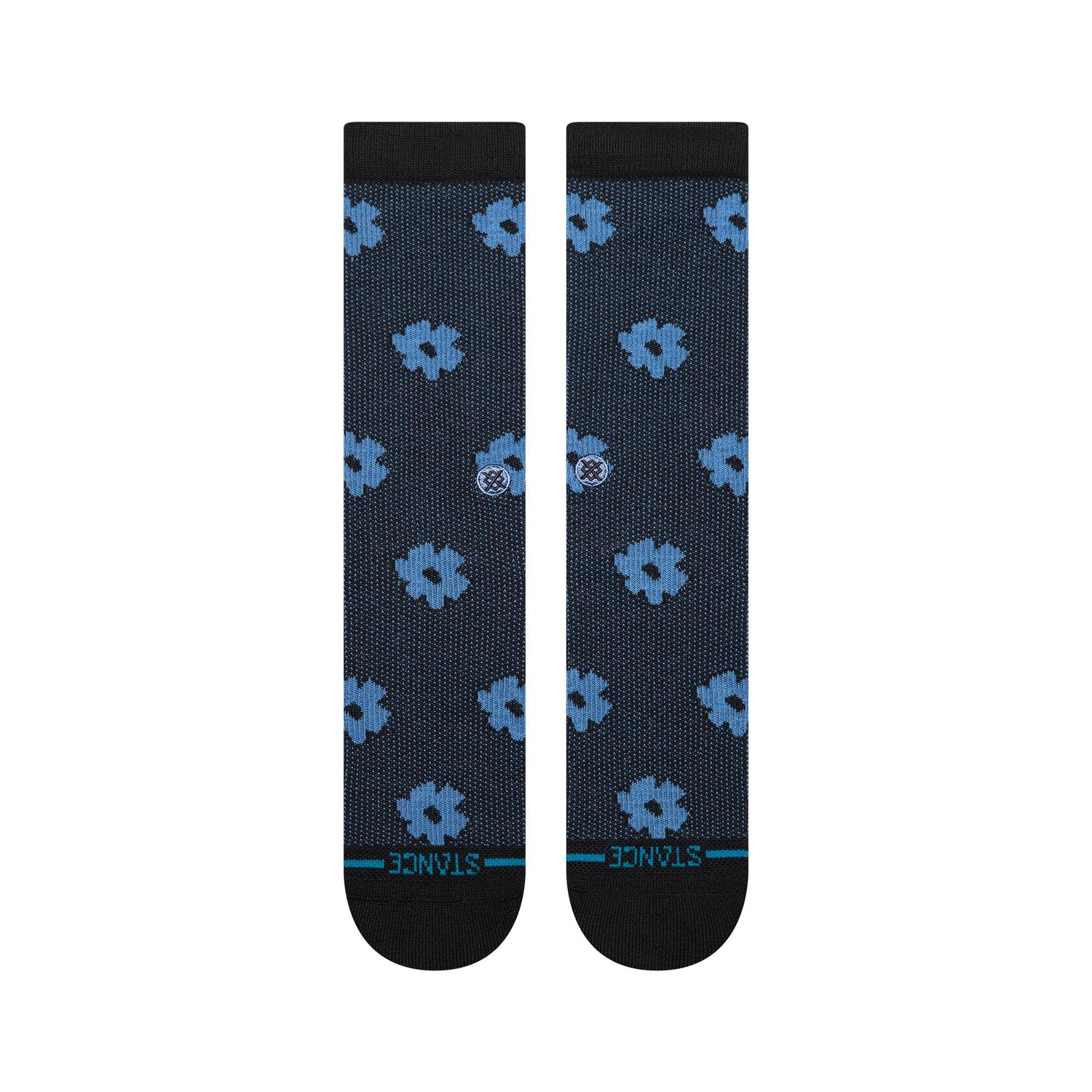 DIGITAL DAISY CREW - CALZE 62US0000825 -BLK STANCE 