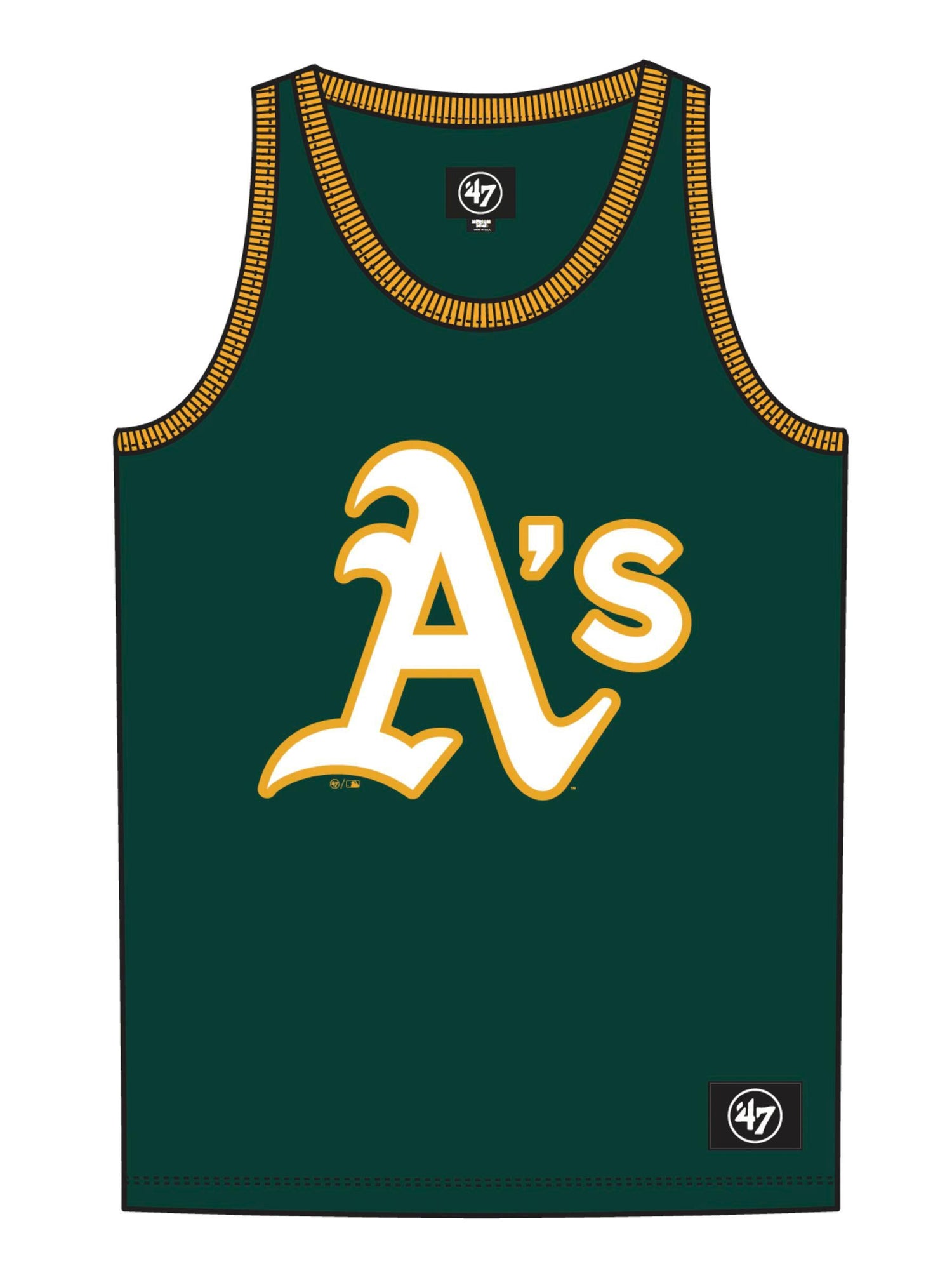 BASKET FUTURE TANK OAKLAND ATHLETICS - CANOTTA 47-BB018PMAREX657806 DG 47 BRAND 