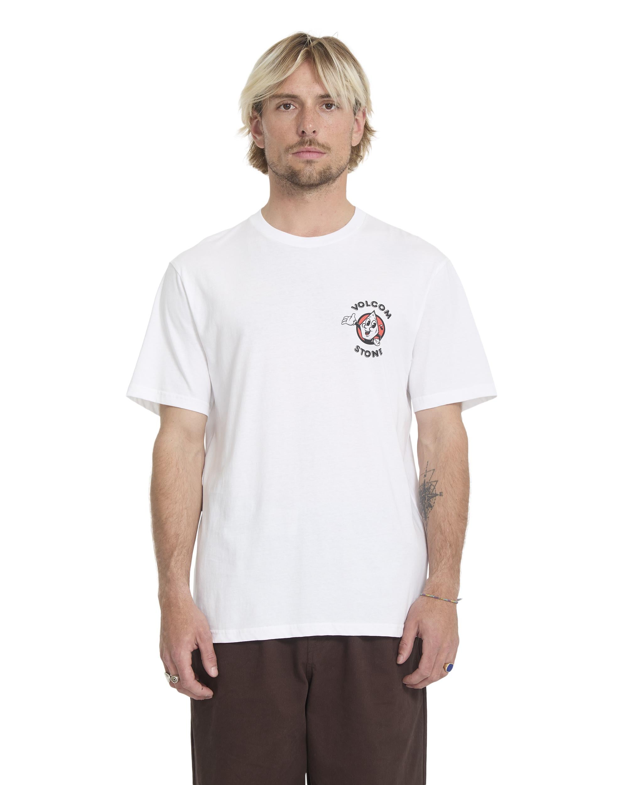 MISTE STONE - T-SHIRT A3512664 _WHT VOLCOM 