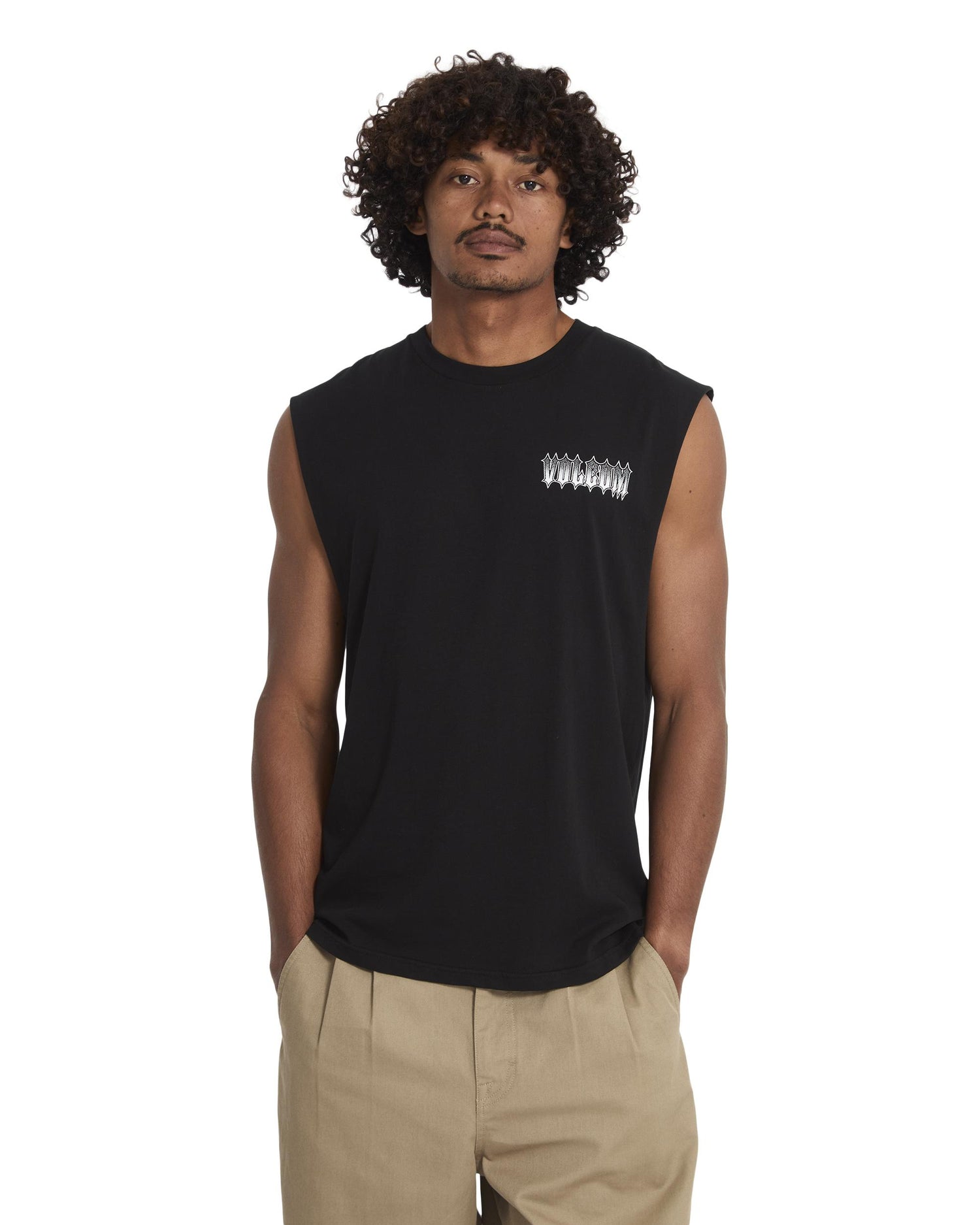 GAMMA DOOM SLVLS - T-SHIRT A3712602 _BLK VOLCOM 