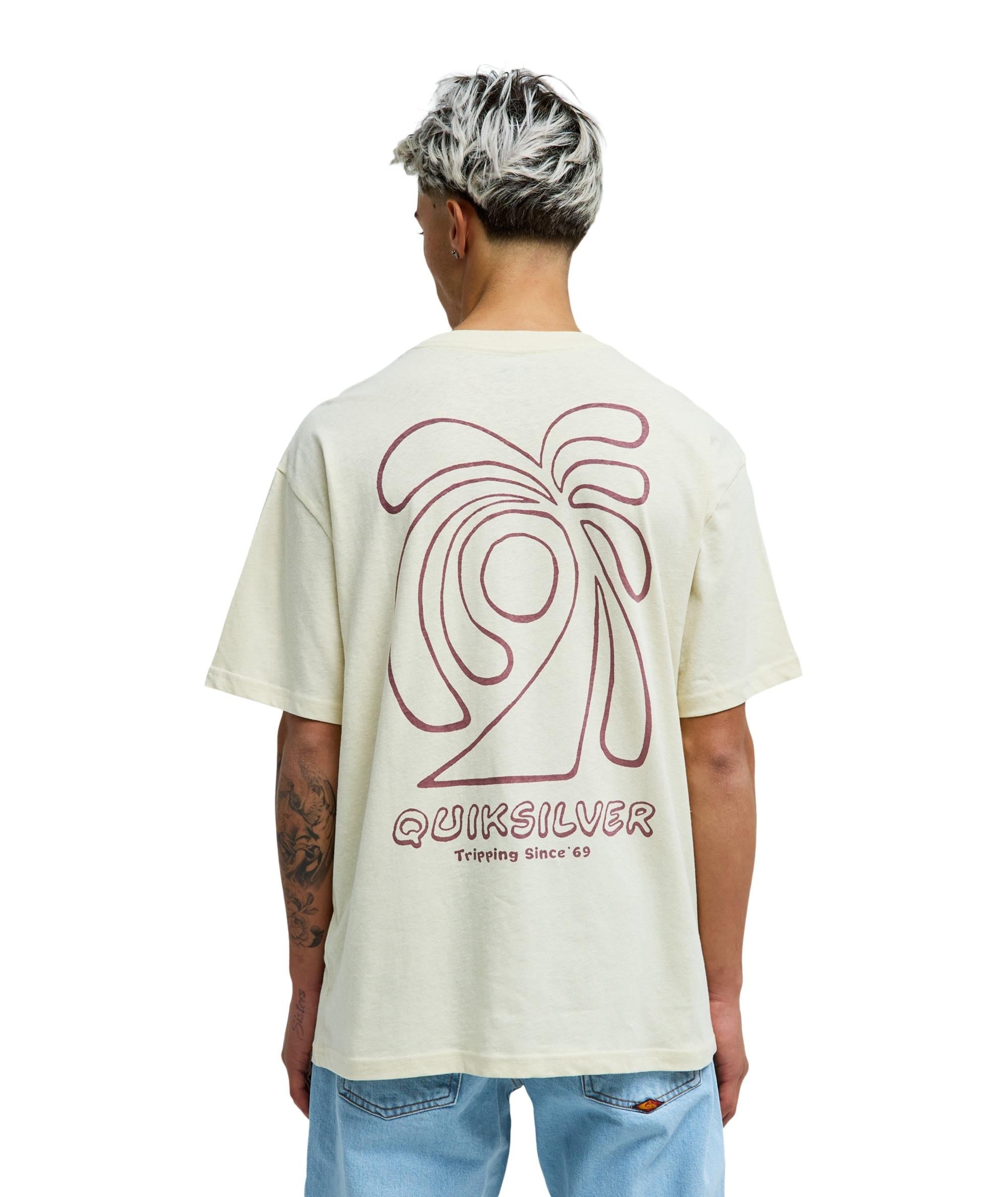 CURVE PALM - T-SHIRT EQYZT08303 -WBS0 QUIKSILVER 