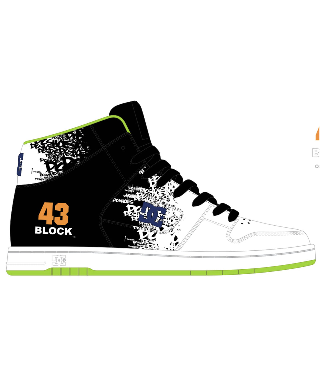 MANTECA 4 HI - SCARPE ADYS100743 -BWB DC 