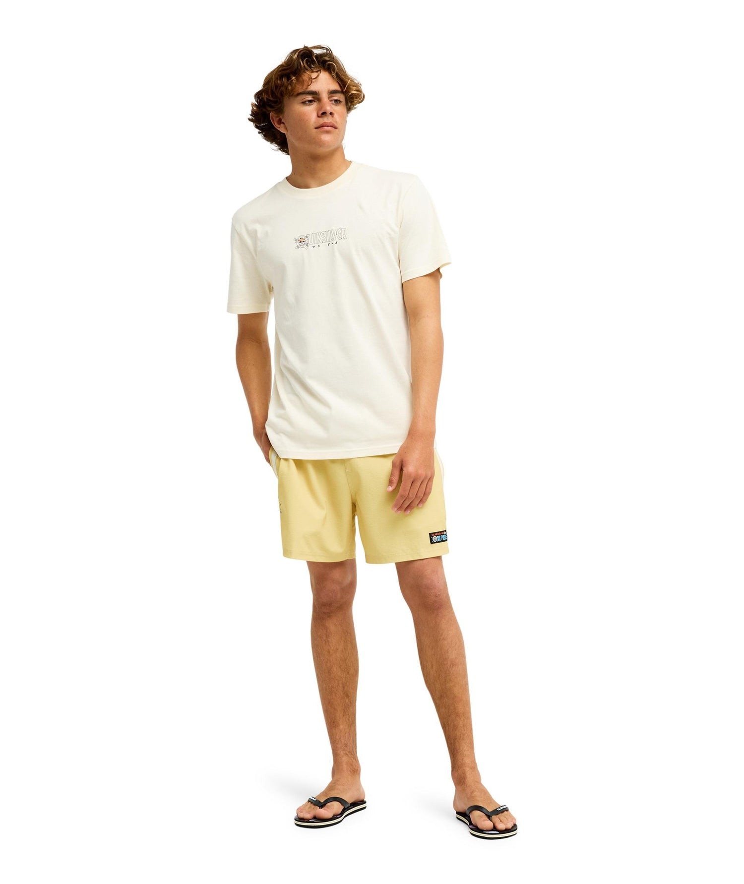 ONE PIECE WANTED - T-SHIRT EQYZT08509 -BWT QUIKSILVER 