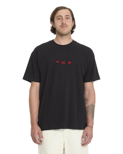 FA SETH CONBOY - T-SHIRT A4312672 _BLK VOLCOM 