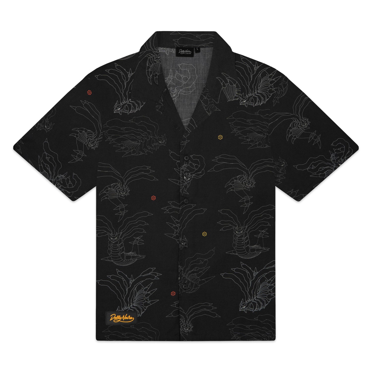 GIRATINA PATTERN SHIRT - CAMICIA SH1350-CH -01 DOLLY NOIRE 