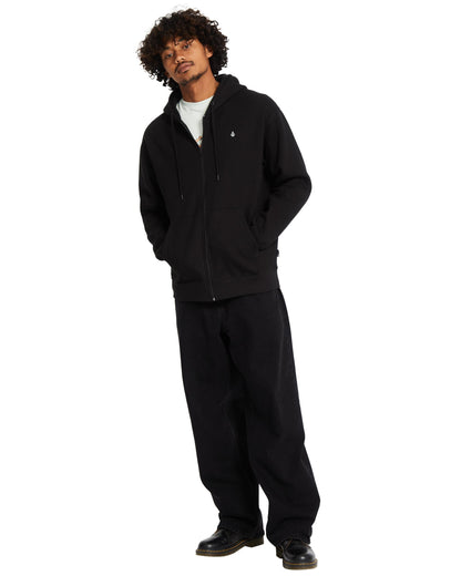 SINGLE STONE ZIP - FELPA A4832500 _BLK VOLCOM 