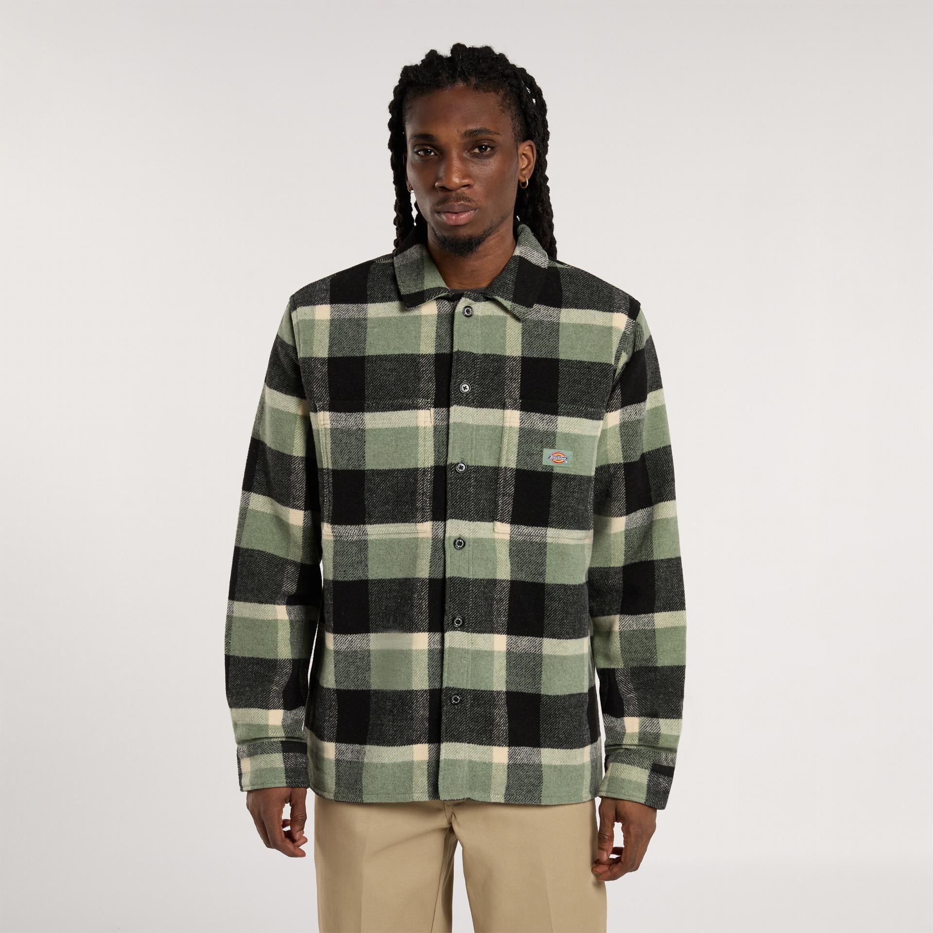 PLAID COALING - FELPA DK0A4XZZ L191 DICKIES 