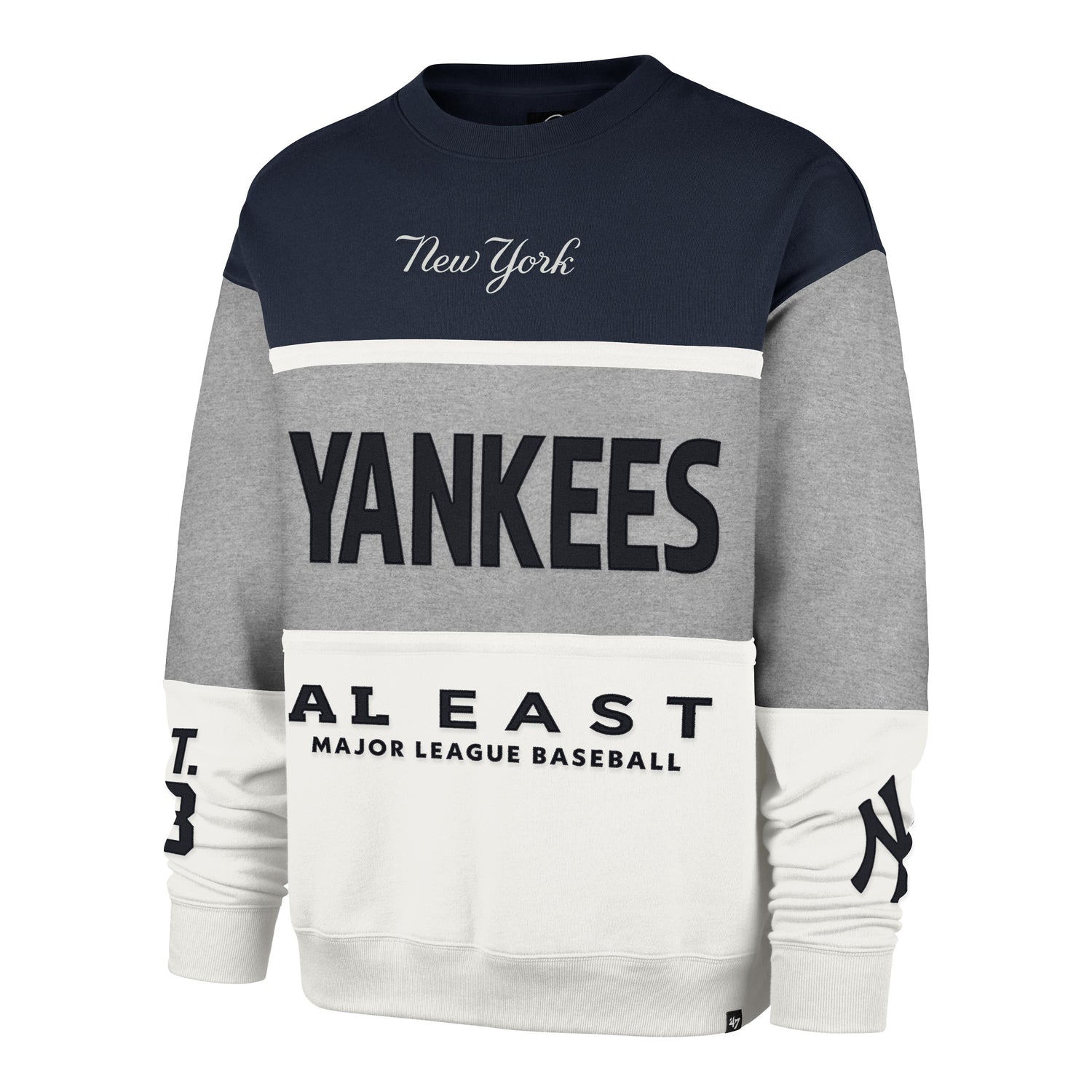 ON FIVE MAXIMALIST CREW NEW YORK YANKEES - FELPA 47-BB017PMQBUN650955 SE 47 BRAND 