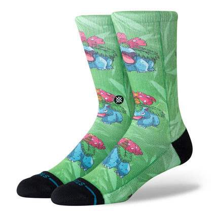 VENUSAUR AOP CREW - CALZE 62US0000857-PK -GRN STANCE 