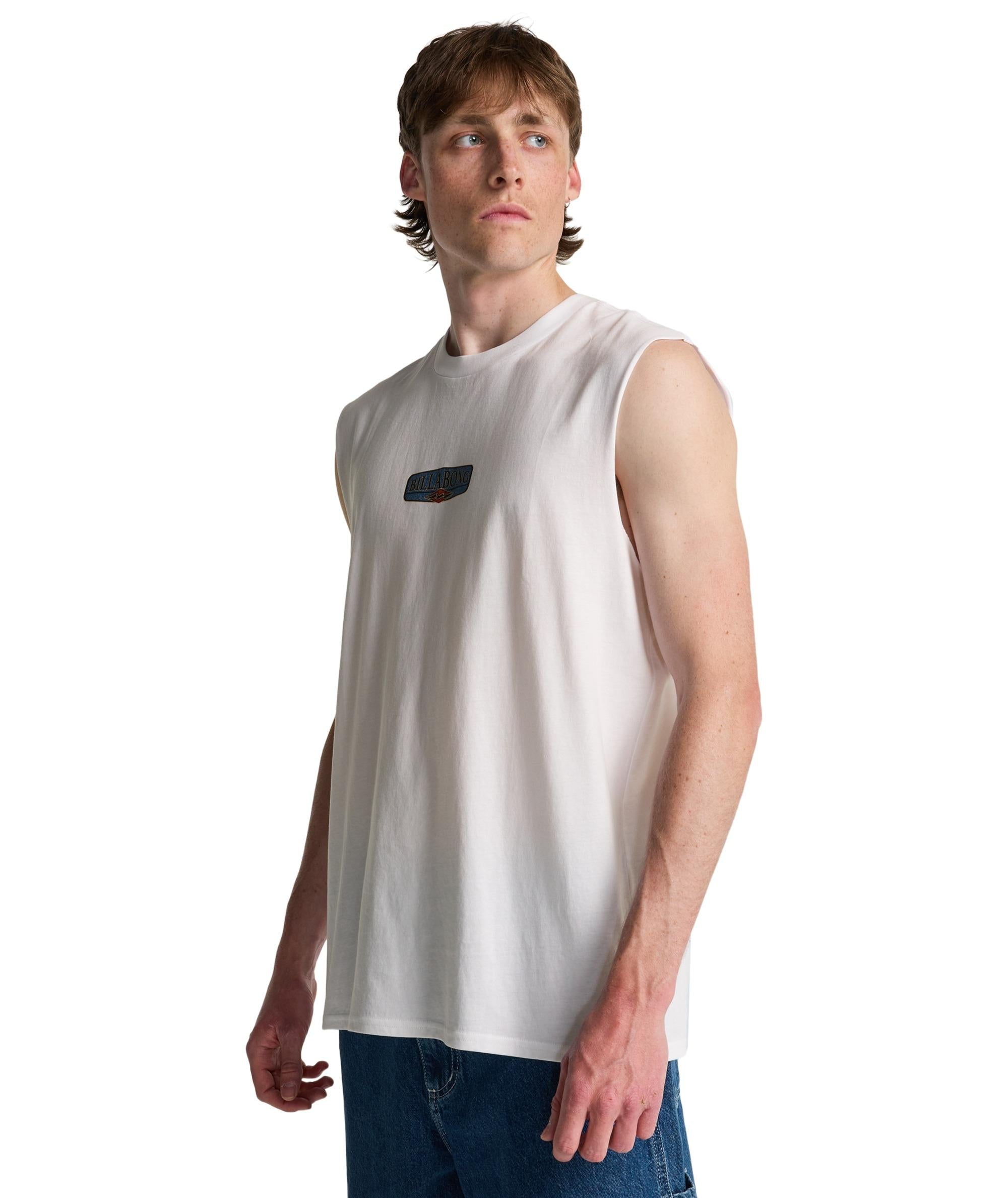 BURLEIGH MU - T-SHIRT EBYZT00491 -WHT BILLABONG 