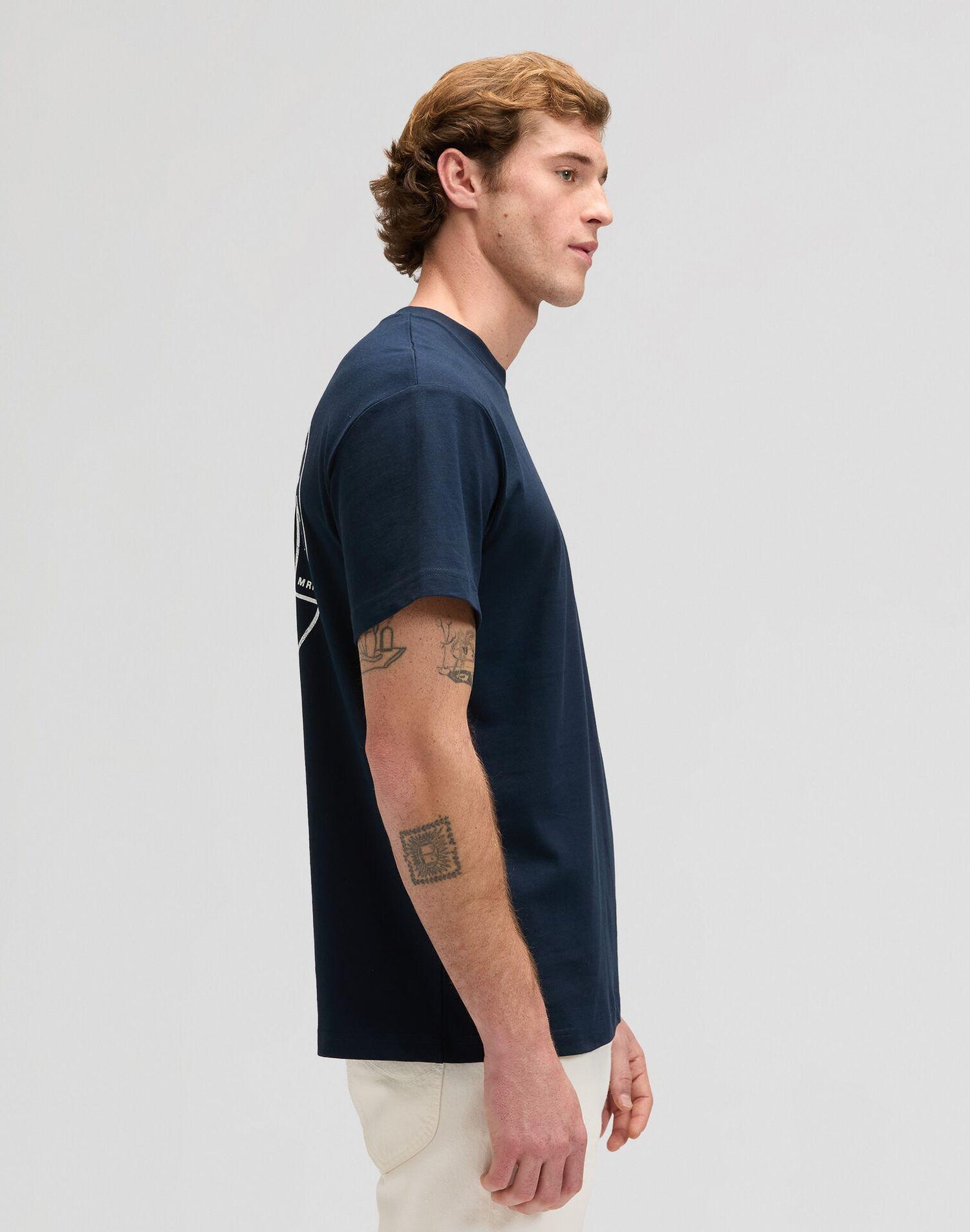 STAMP LEE RIVET NAVY - T-SHIRT 112376494 . LEE 