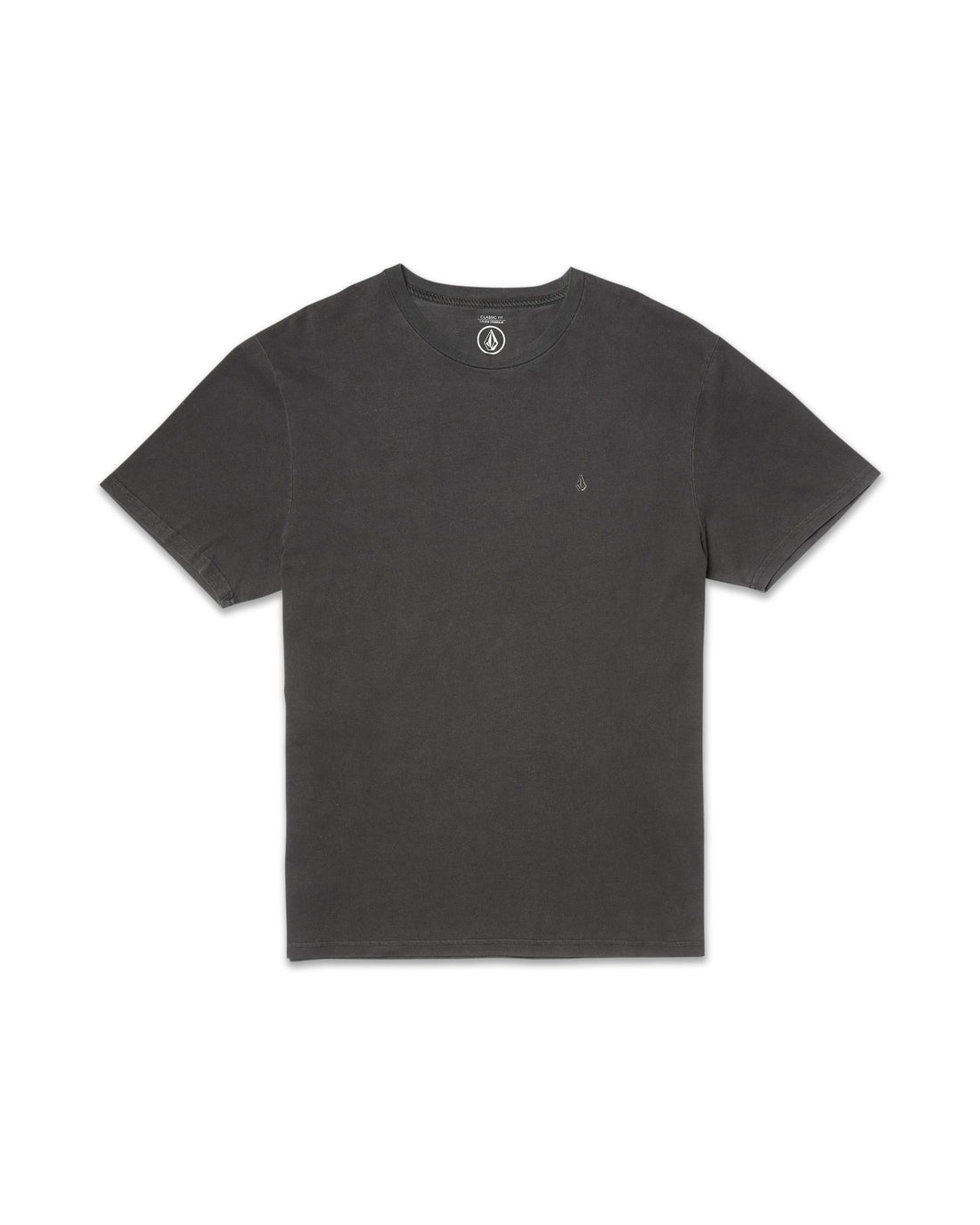SOLID STONE EMB - T-SHIRT A5212610 _BLK VOLCOM 