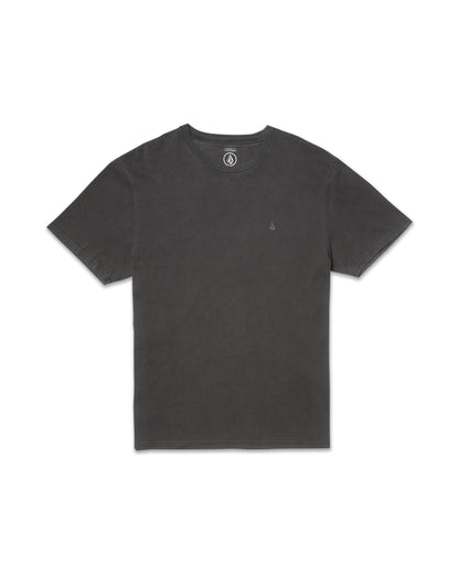 SOLID STONE EMB - T-SHIRT A5212610 _BLK VOLCOM 