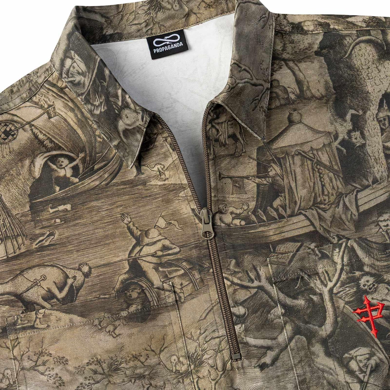 HALFZIP BOXY FIT TEMPTATION - CAMICIA 26SSPROU820 -125 PROPAGANDA 