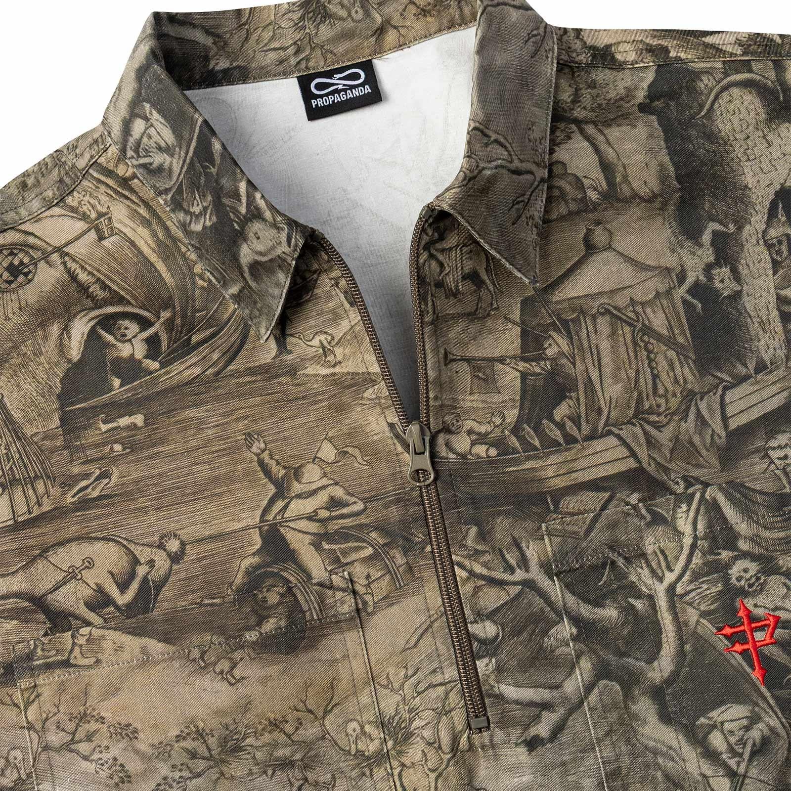HALFZIP BOXY FIT TEMPTATION - CAMICIA 26SSPROU820 -125 PROPAGANDA 