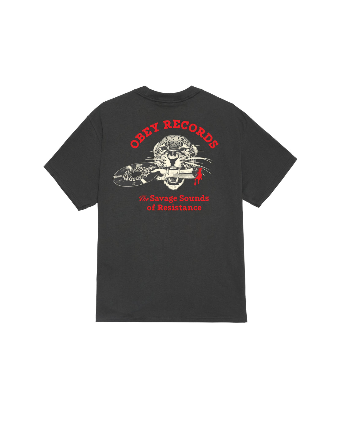 SAVAGE SOUNDS LEOPARD - T-SHIRT 22MC0001842 -VBL OBEY 