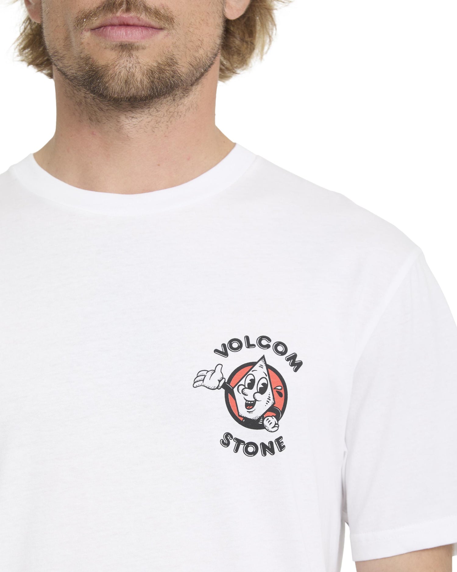 MISTE STONE - T-SHIRT A3512664 _WHT VOLCOM 