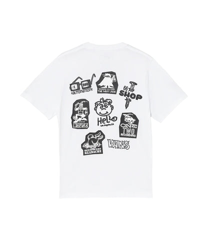 CLASSIFIED ESSENTIAL - T-SHIRT VN000RDK WHT1 VANS 