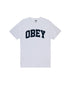COLLEGIATE - T-SHIRT 22MC0001780 -WHT OBEY 