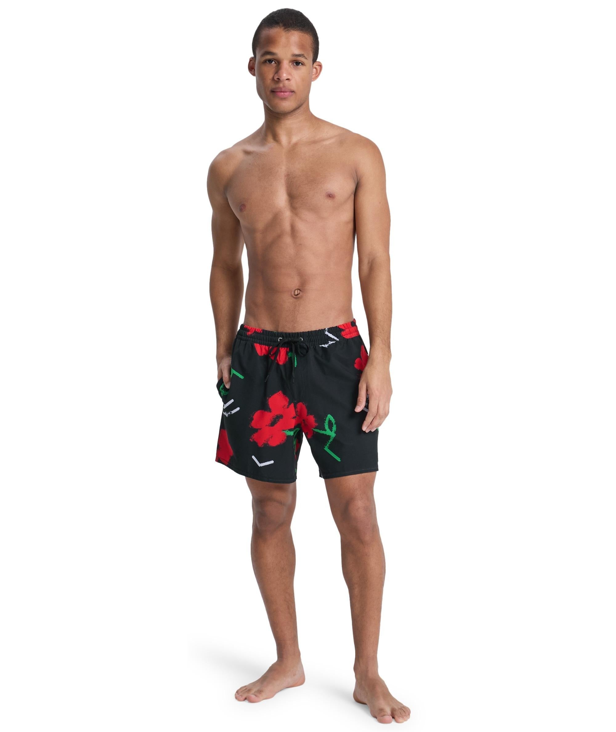 STRETCH PRINTED VOLLEY 16 - VOLLEY EQYJV04217 -KVJ7 QUIKSILVER 