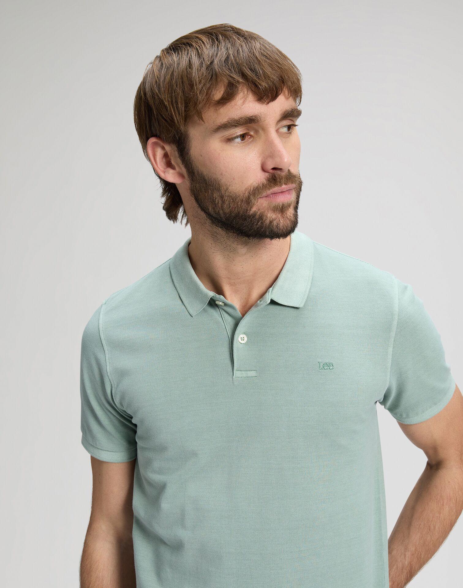 GARMENT DYE DESERT SAGE - POLO 112376465 . LEE 
