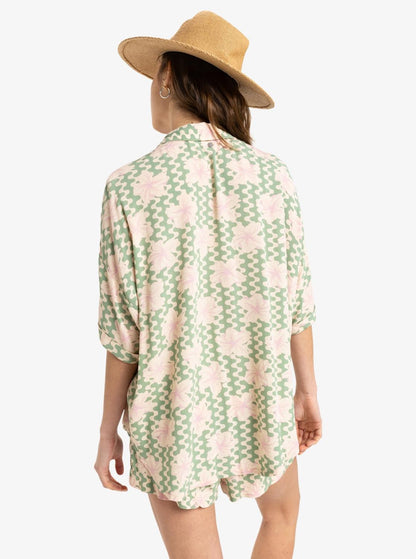 BEACH NOSTALGIA - CAMICIA ERJWT03665 -GHZ5 ROXY 