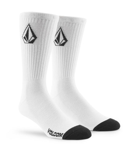 FULL STONE 3-PACK - CALZE D6312610 _WHT VOLCOM 