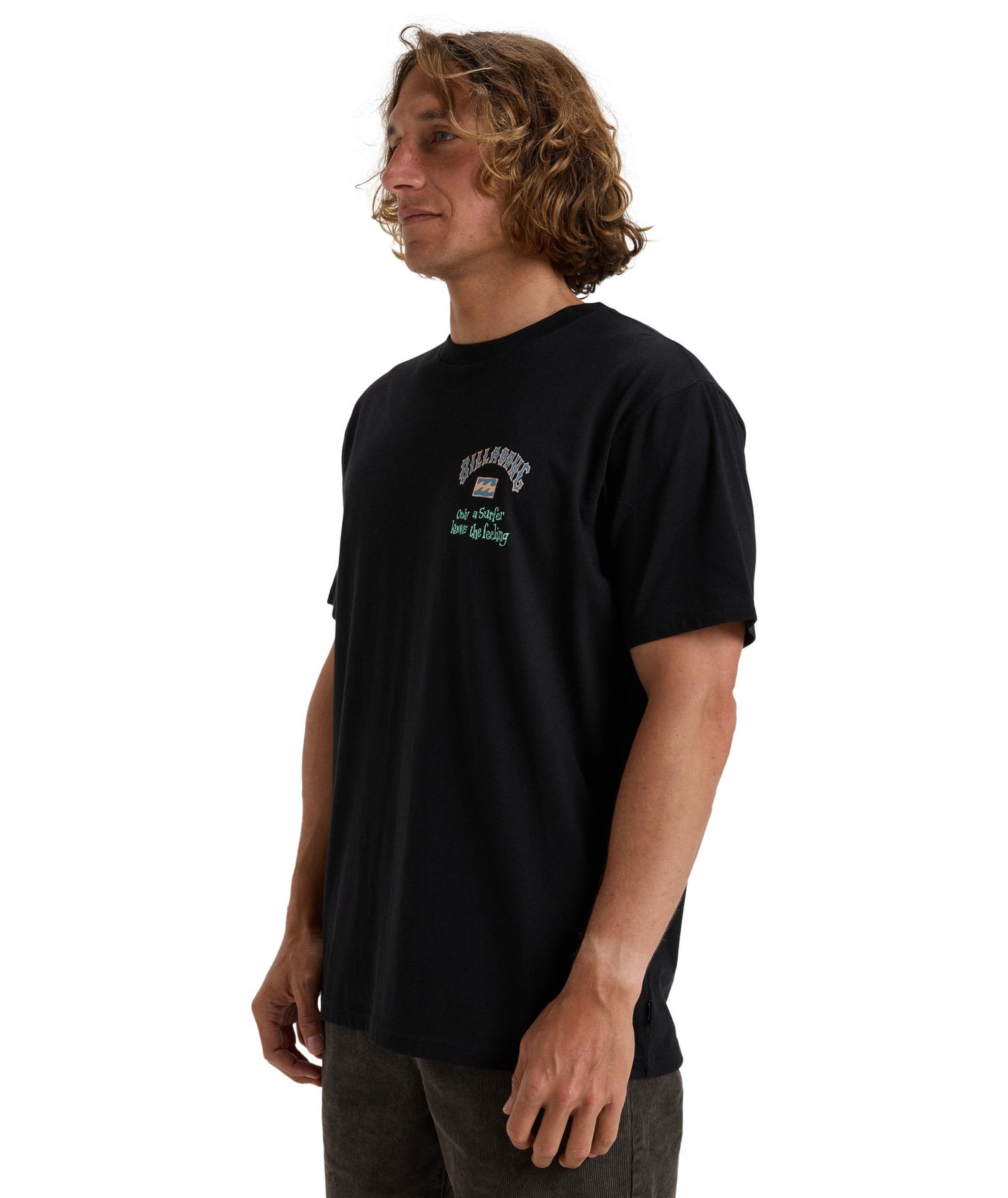 KNOW THE FEELIN - T-SHIRT EBYZT00290 -BLK BILLABONG 