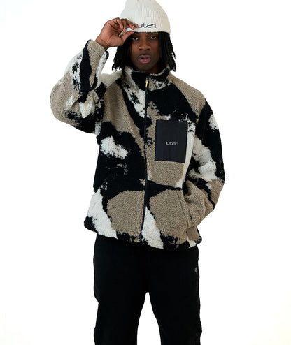 TORNADO FUR ZIP NECK - FELPA 25WISZ32 -GREY IUTER 