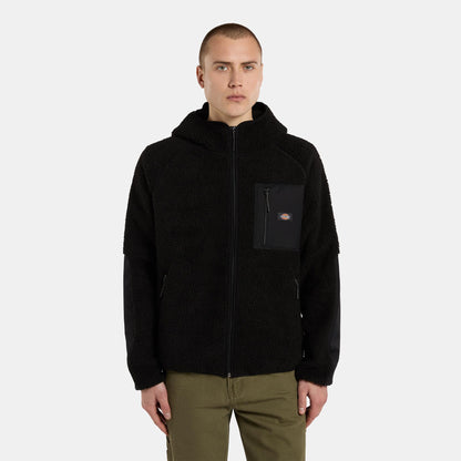 CENTRAL HIGH PILE HOODED - FLEECE DK0A87NV BLK1 DICKIES 