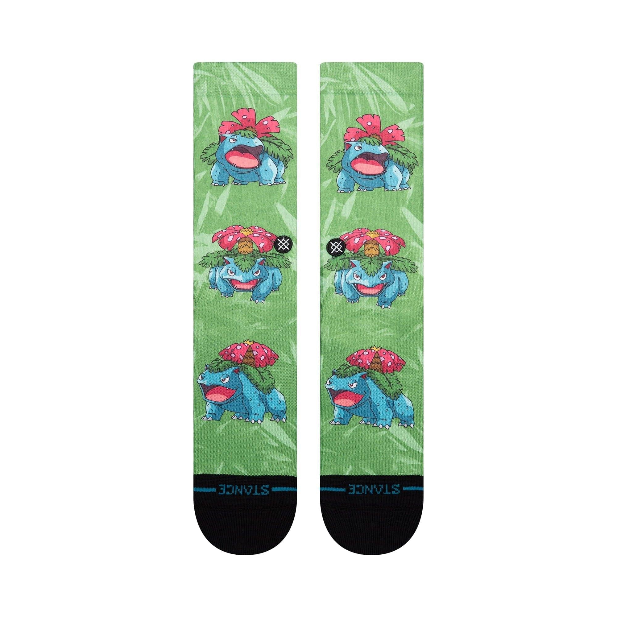 VENUSAUR AOP CREW - CALZE 62US0000857-PK -GRN STANCE 
