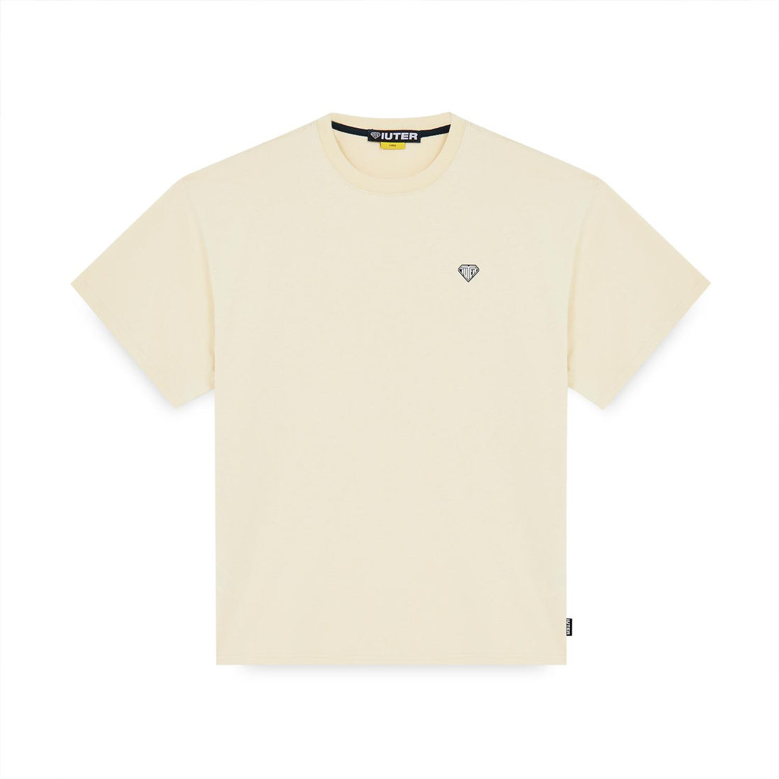 HEART LOGO - T-SHIRT 25SITS01 -CREAM IUTER 