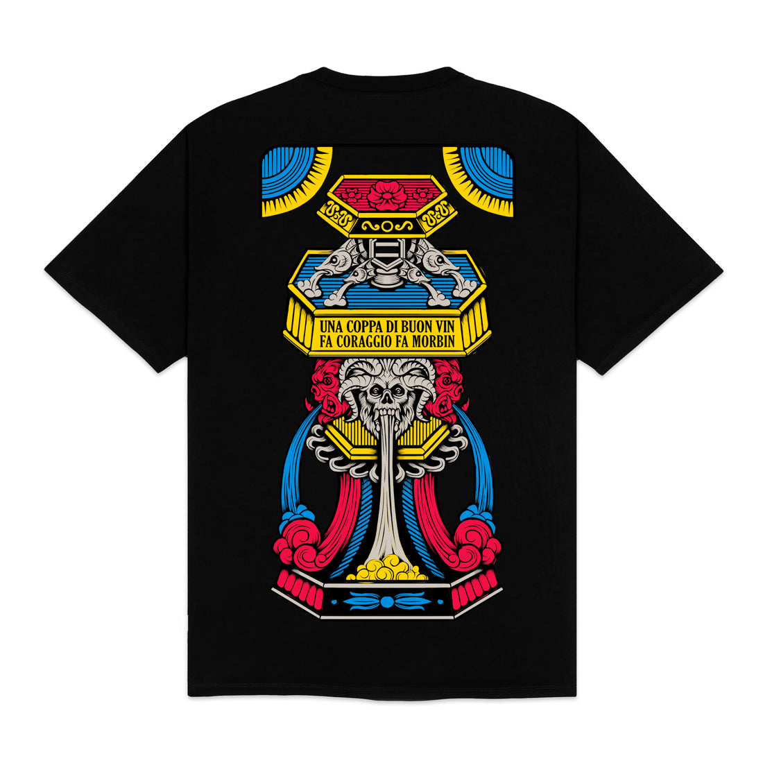 ASSO DI COPPE FEAT. MARZA -TRIESTINE TEE - T-SHIRT TS1213-TT -01 DOLLY NOIRE 