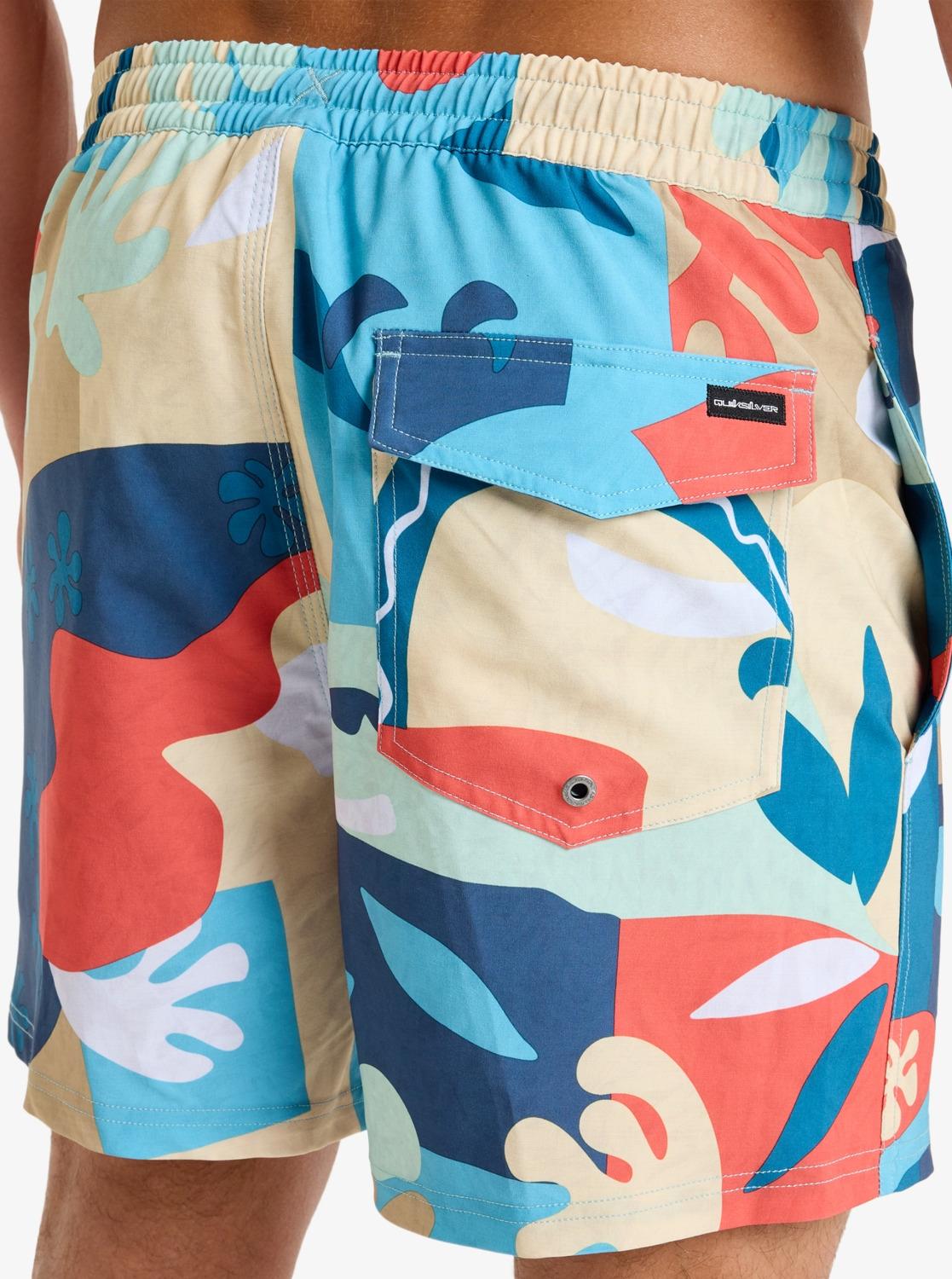SURFSILK STRAIGHT VOLLEY 16 - VOLLEY EQYJV04107 -CJZ3 QUIKSILVER 