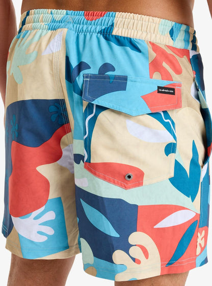 SURFSILK STRAIGHT VOLLEY 16 - VOLLEY EQYJV04107 -CJZ3 QUIKSILVER 