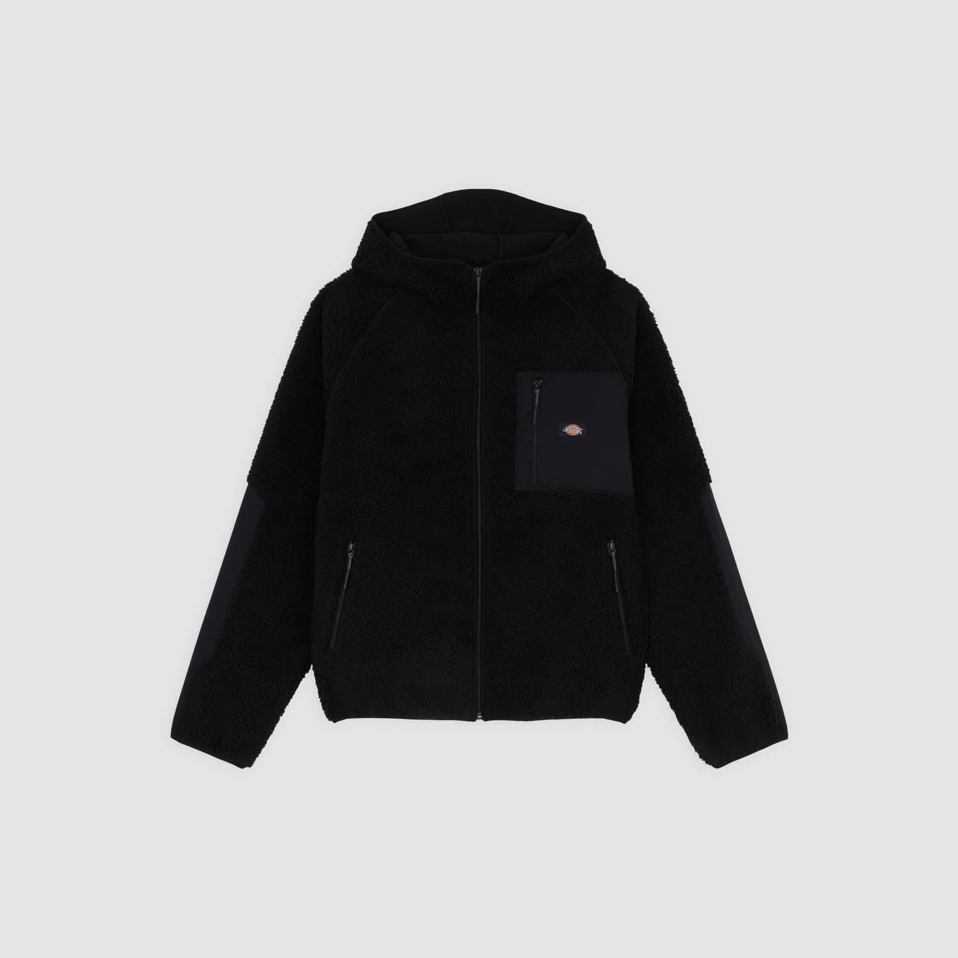 CENTRAL HIGH PILE HOODED - FLEECE DK0A87NV BLK1 DICKIES 