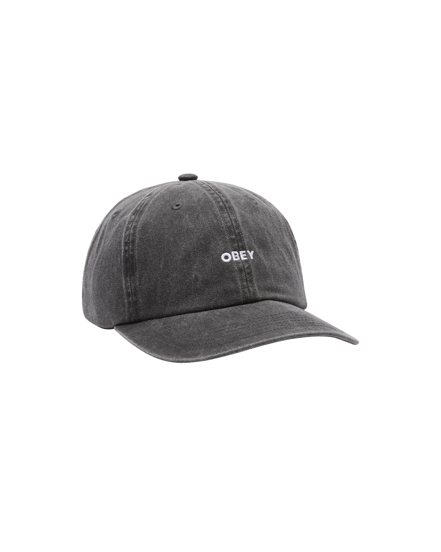 PIGMENT BOLD 6 PANEL STRAPBACK - CAPPELLINO 22MA0000322 -BLK OBEY 