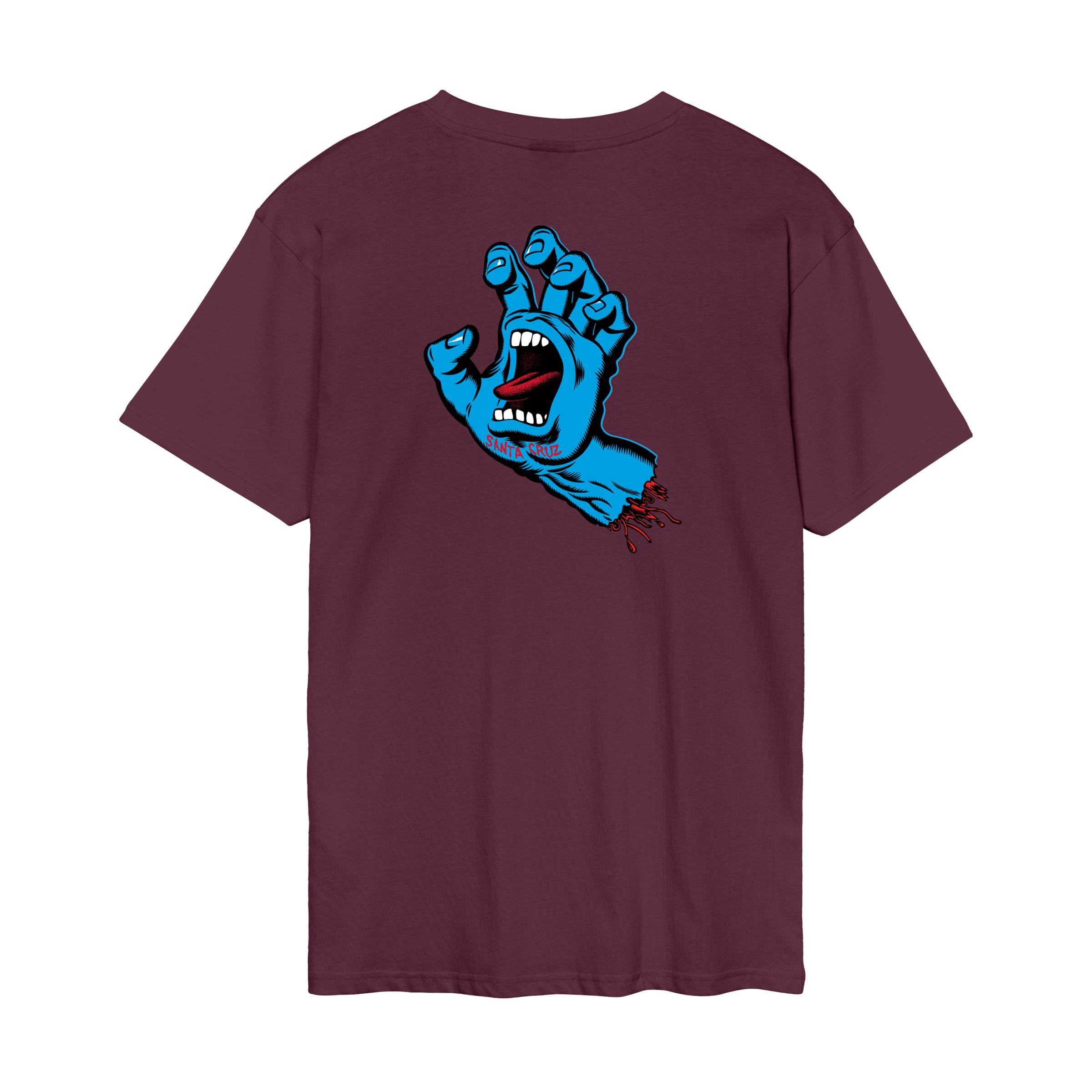 SCREAMING HAND CHEST - T-SHIRT SCA-TEE-12861  SANTA CRUZ 