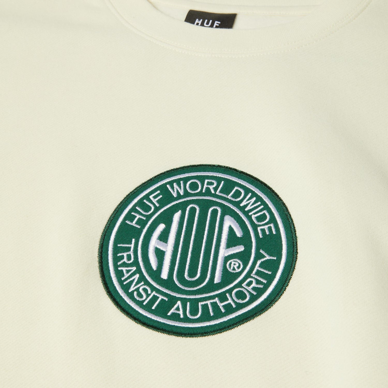 TRANSIT AUTHORITY CREWNECK - FELPA 71MC0001162 -BLECH HUF 