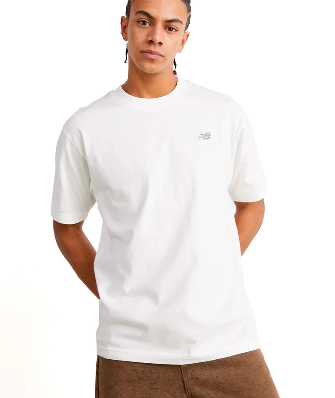 SPORT ESSENTIALS COTTON - T-SHIRT MT41509WT . NEW BALANCE 