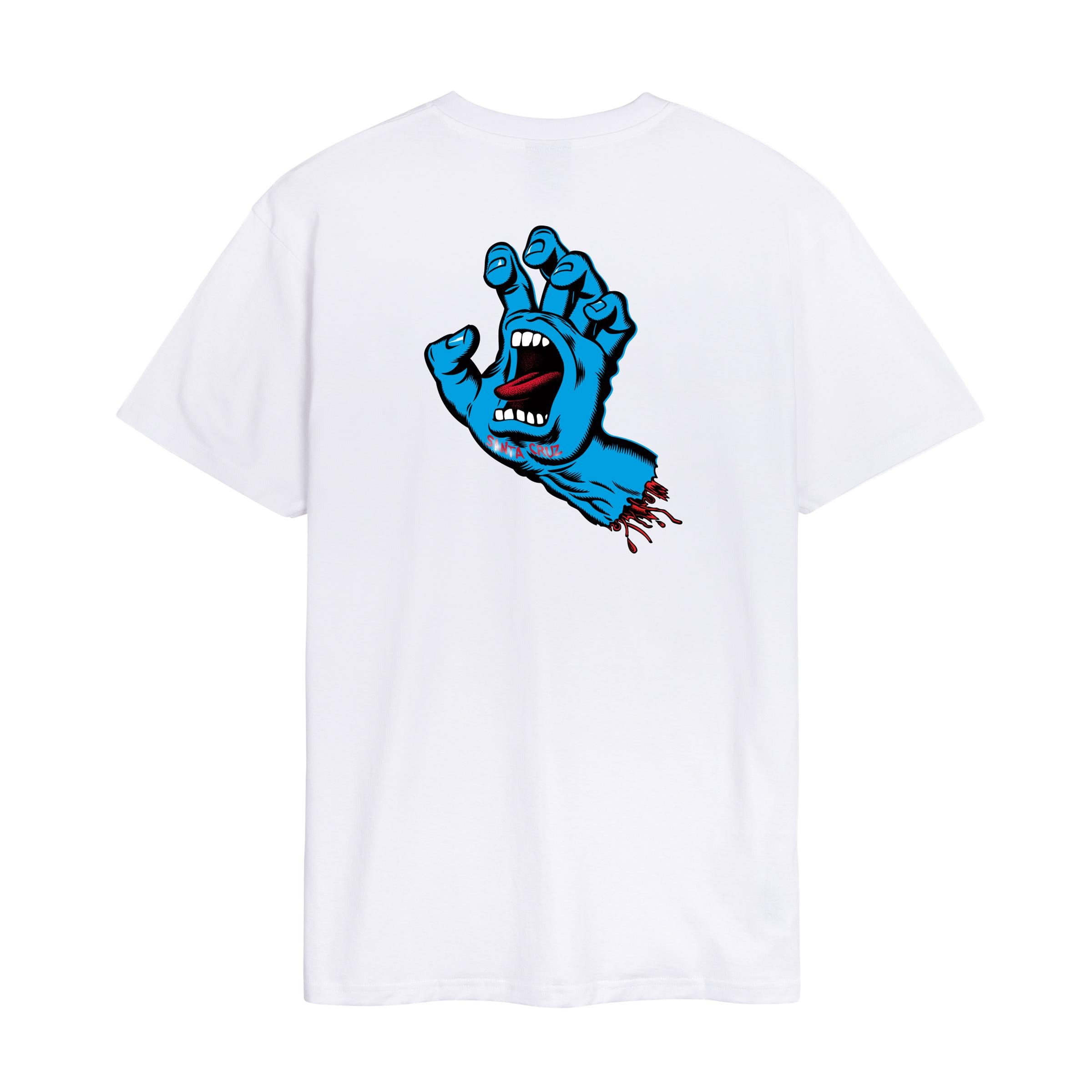 SCREAMING HAND CHEST - T-SHIRT SCA-TEE-11055  SANTA CRUZ 
