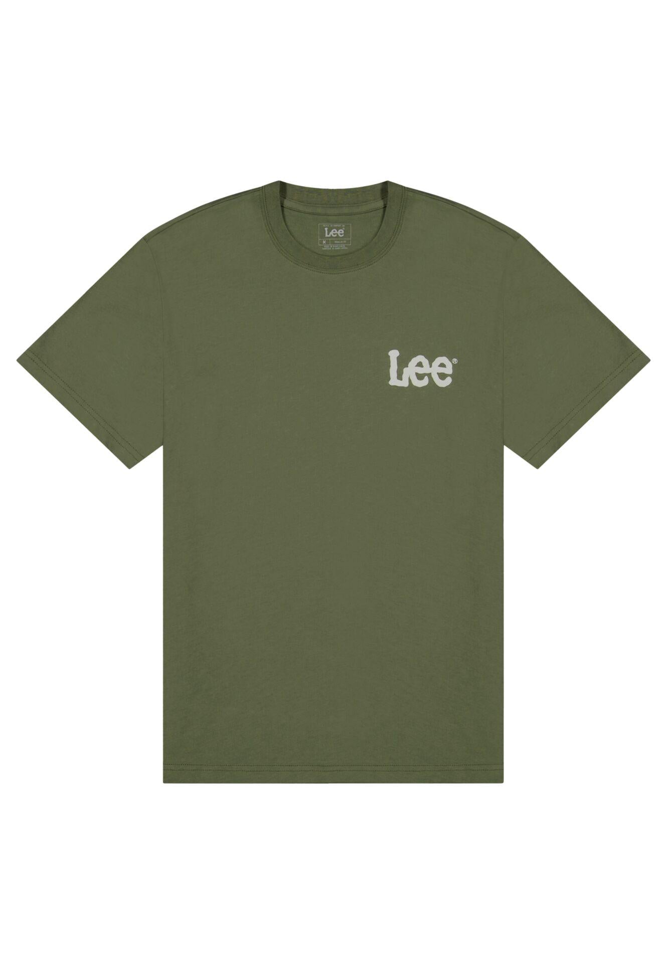 MEDIUM WOBBLY LEE LICHEN OLIVE - T-SHIRT 112376462 . LEE 