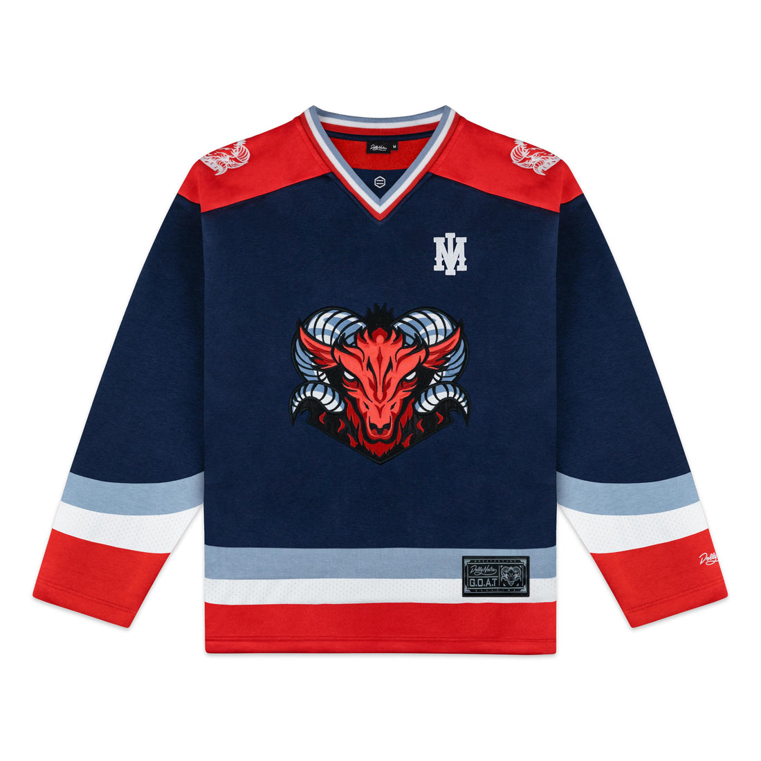 GOAT HOCKEY CREWNECK MIDNIGHT - FELPA SW1042-GX -03 DOLLY NOIRE 