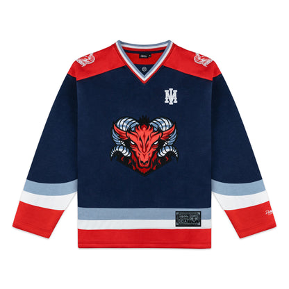 GOAT HOCKEY CREWNECK MIDNIGHT - FELPA SW1042-GX -03 DOLLY NOIRE 