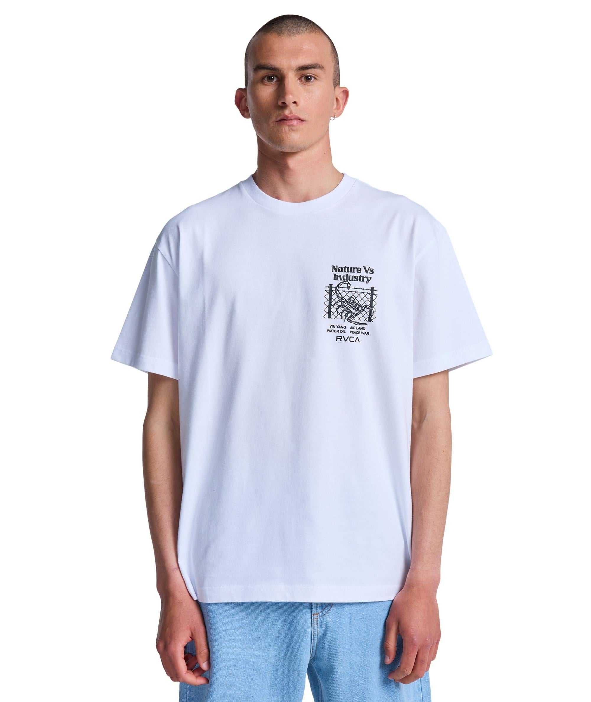 SECURITY CODE - T-SHIRT EVYZT00336 -WHT RVCA 