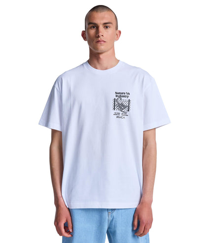 SECURITY CODE - T-SHIRT EVYZT00336 -WHT RVCA 