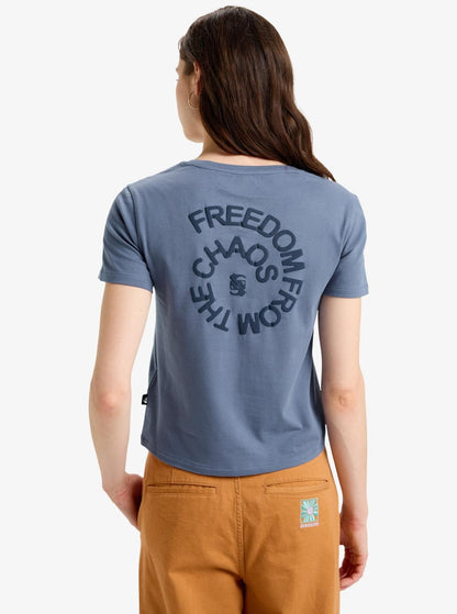 LINTAH SS TEE EQWZT03193 -BYL0 QUIKSILVER 