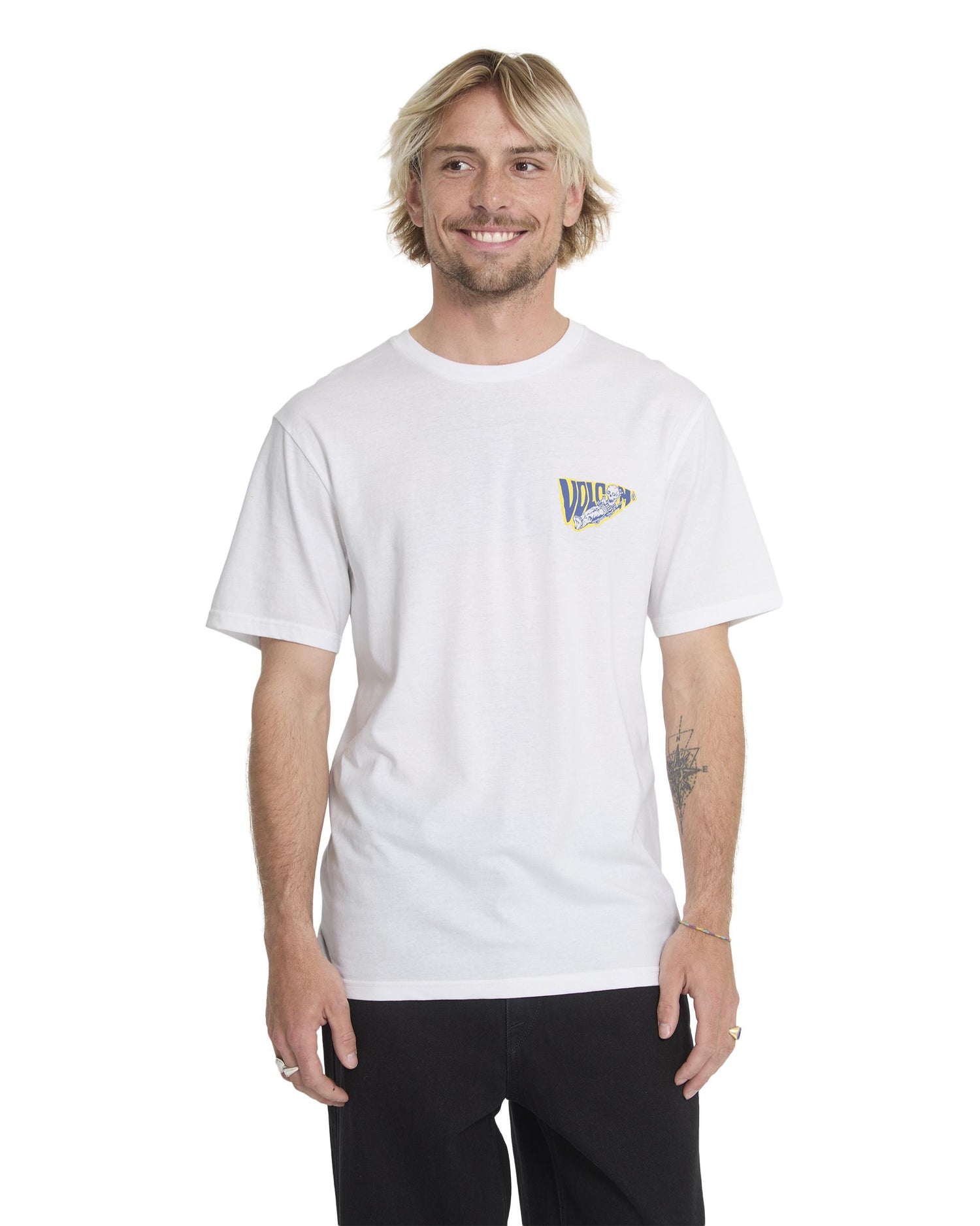 ALIX COFFIN - T-SHIRT A3512662 _WHT VOLCOM 