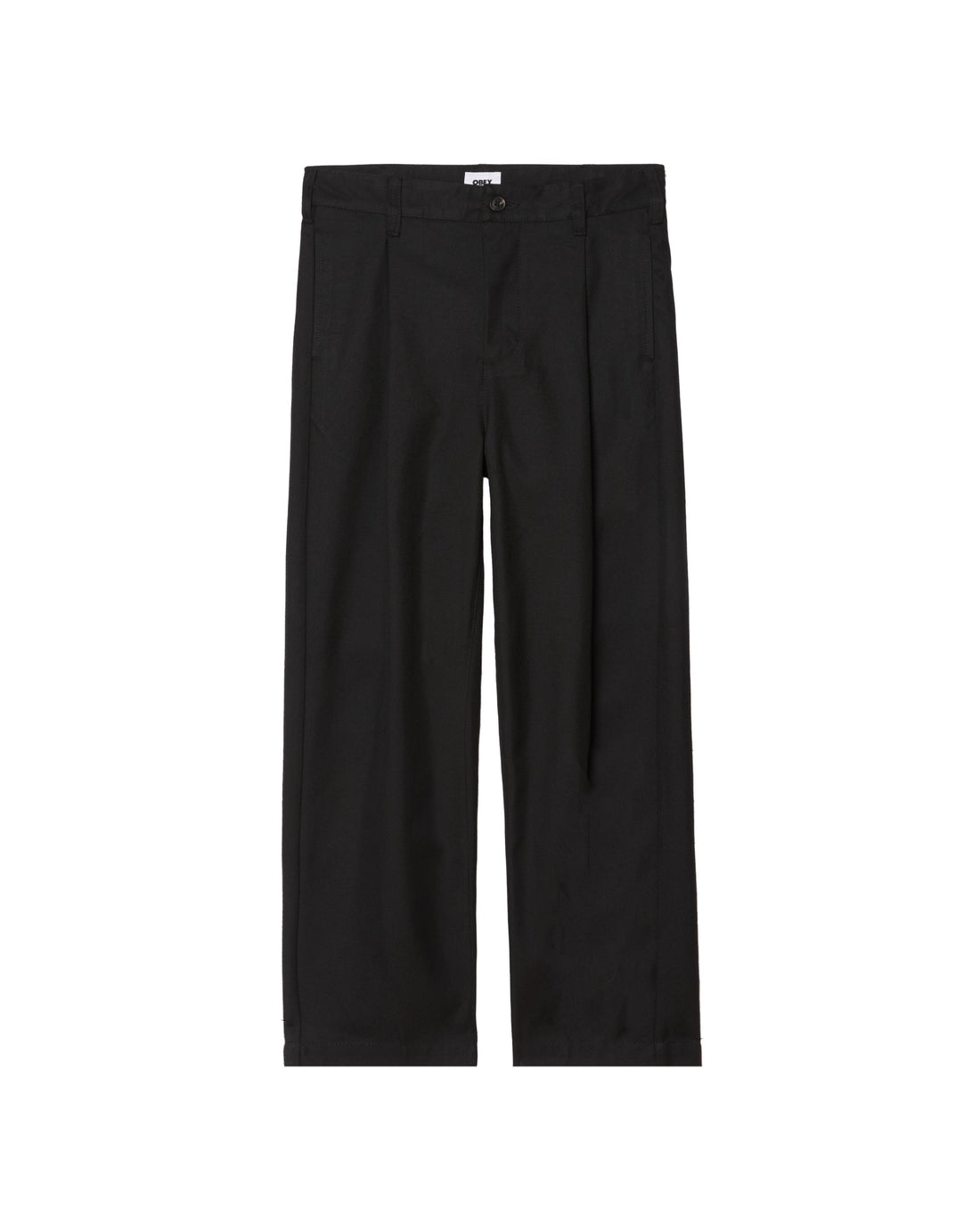 ARMEL PLEATED - PANTALONE 22MC0001490 -BLK OBEY 