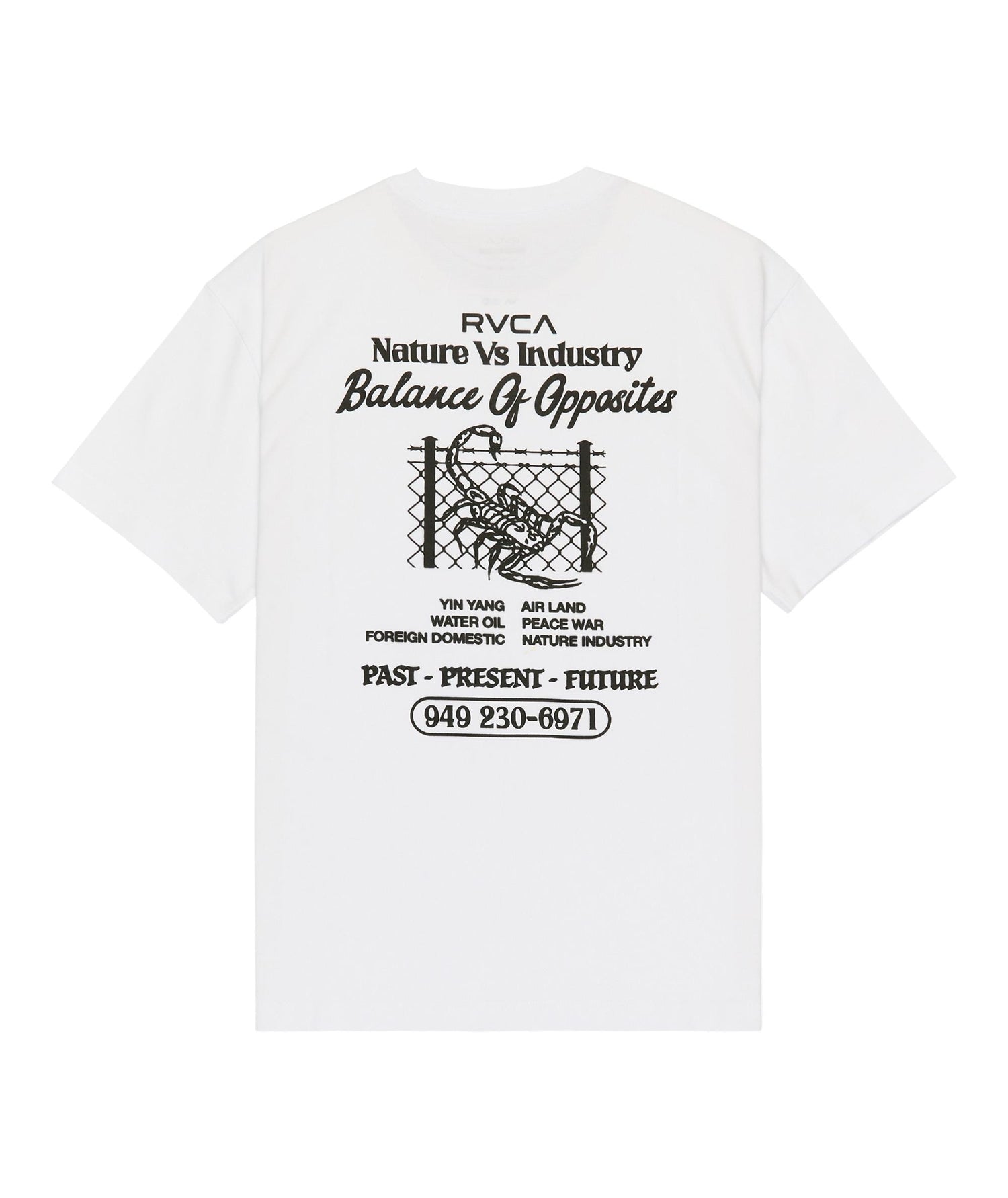 SECURITY CODE - T-SHIRT EVYZT00336 -WHT RVCA 